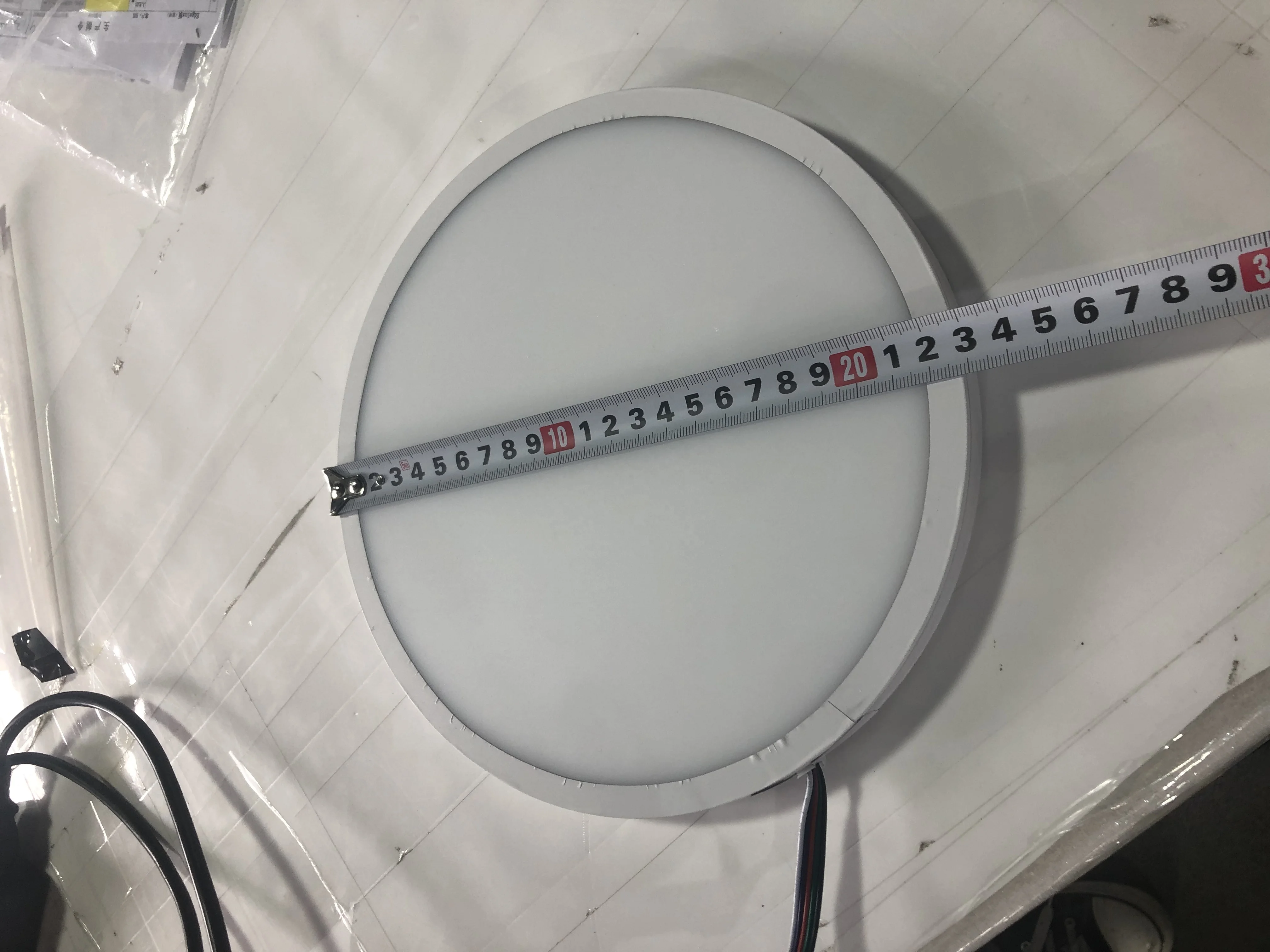 LED Round Recess and Surface Mount Ceiling Flat Panel Down Light Ultra Slim Lamp Round LED Panel Lights Dimmable Acrylic Modern