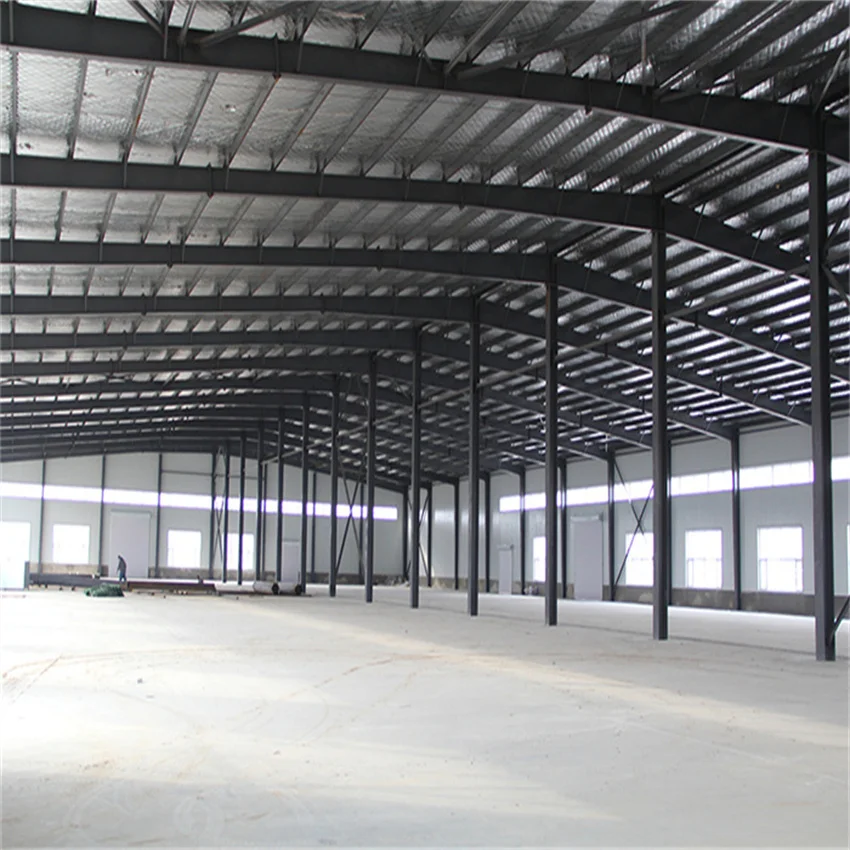 Steel Frame Industrial Building Design Heavy Duty Structure Fabrication Construction Kits Steel Warehouse