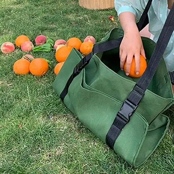 2022 Amazon Hot Sale Fruit Picking Bag Vegetable Harvest Apples Berry Garden Picking Bag