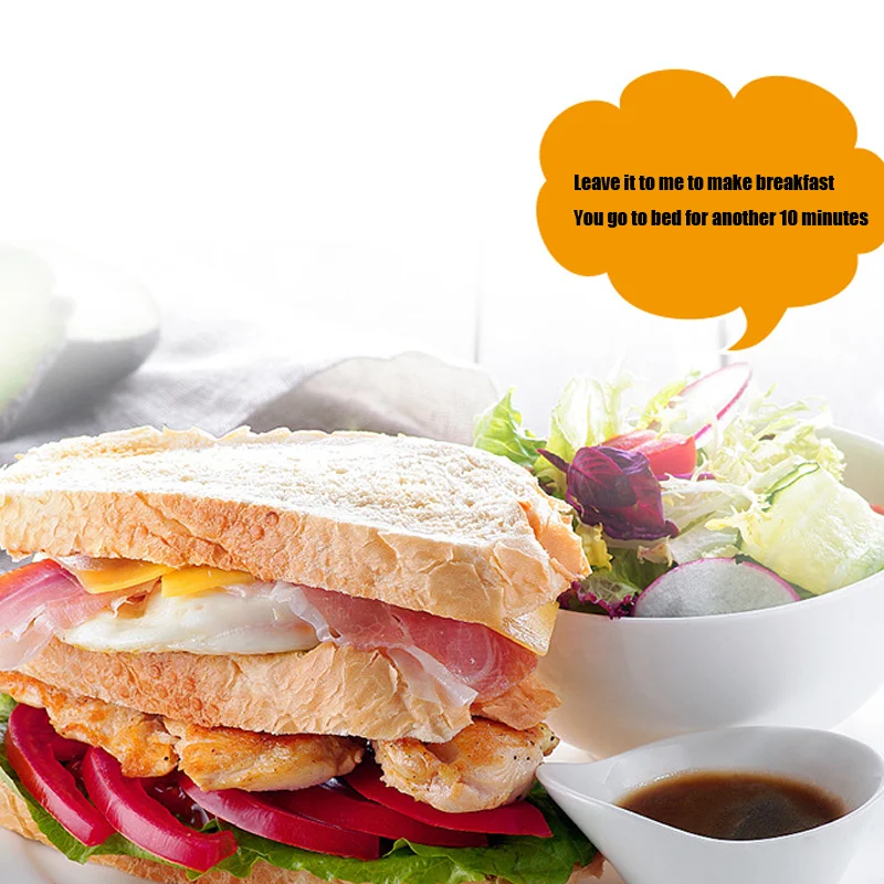 2021 Новое поступление многофункциональная машина для завтрака 2 в 1 съемная сэндвич-машина с тостером кухонная сковорода