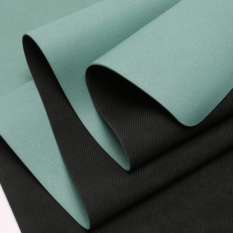 Recycled Customized Personalized PU Leather Yoga Mat Non Slip Exercise Mat Material Logo Embossed