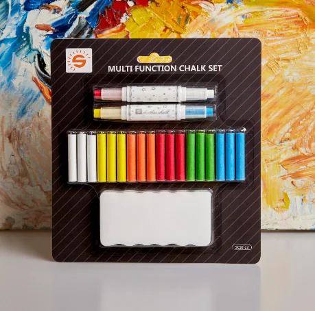 The factory wholesales non toxic   for students dust-free Colored chalk