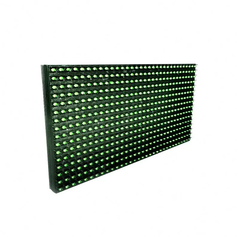 Free sample P10 green color Outdoor Led Display Single Color led panel for Welcome Display