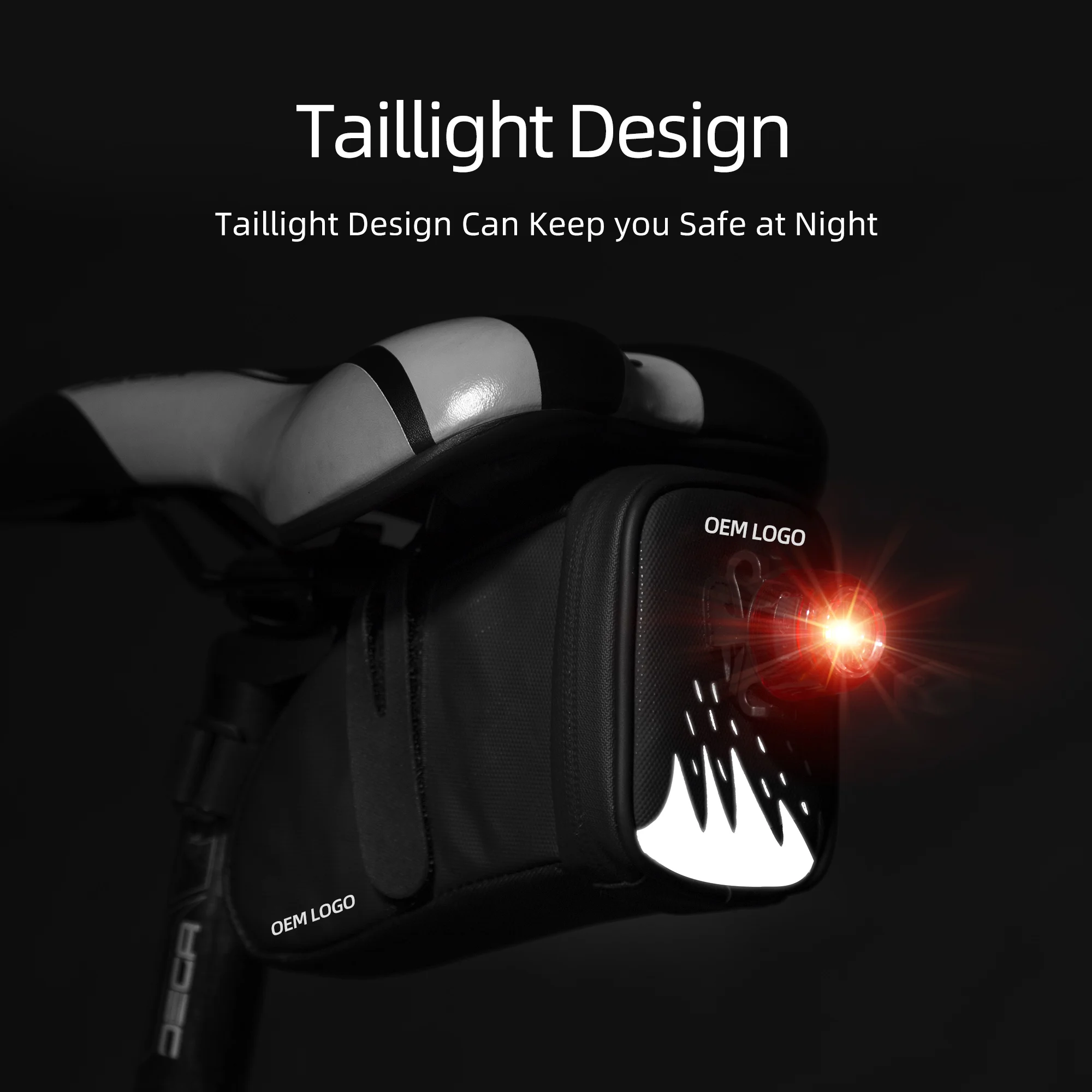 Waterproof Dry Leather Sport Rear Seat Tube Tail Practical Road Mountain Dirt Bicycle Small Pack Motor Adventure Bike Saddle Bag