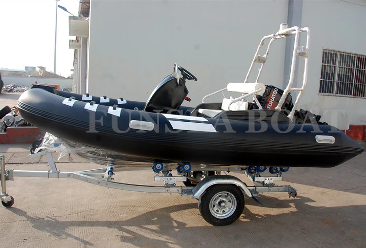 Markdown sale 14 foot 4.2 m small aluminum 430 luxury fiberglass hull yacht pvc or hypalon pontoon fishing boat