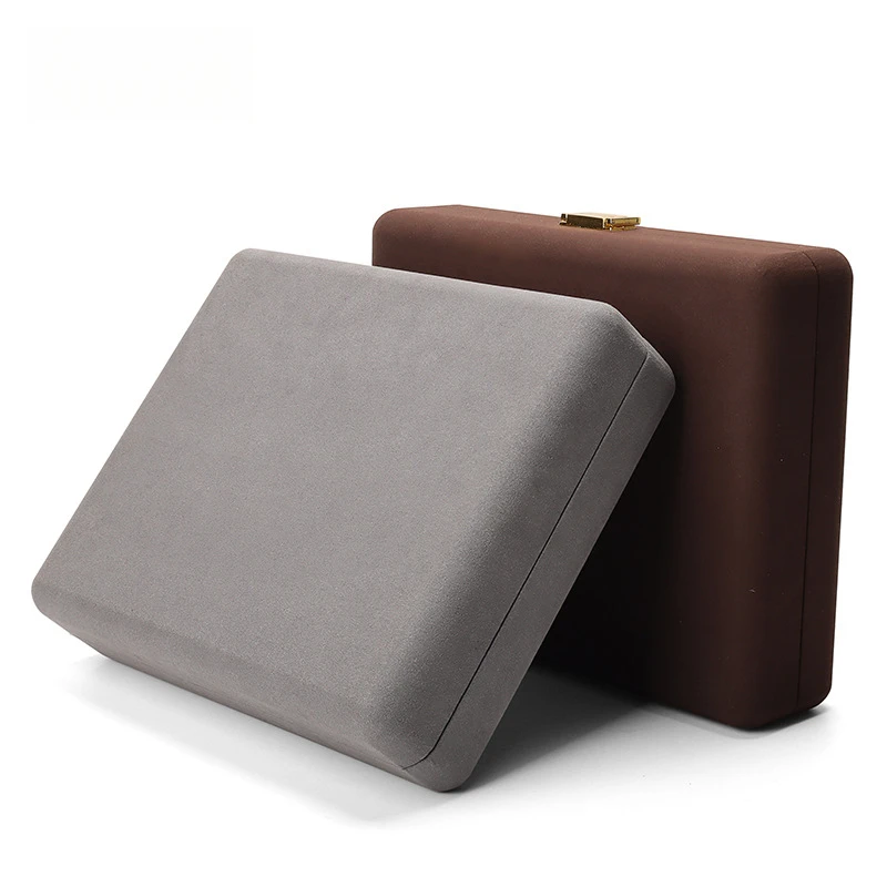 Green Luxury Storage Leather Organizer Eco Friendly Ring Stackable Wood Red Jewelry Display Trays With Lid