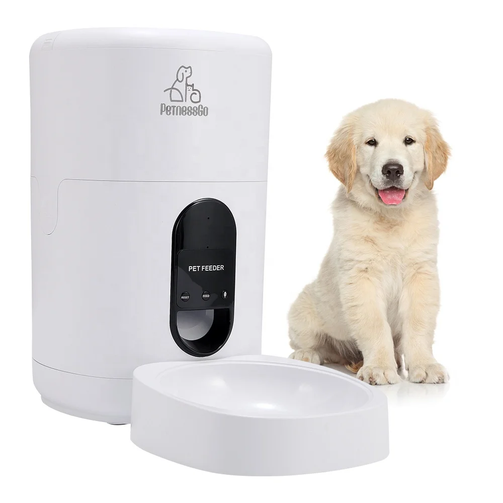 2021 New Wholesale Automatic Cat Feeder Pet Wifi App Smart Auto Pet Feeder Dispensers for Cats and Small Dogs 4L 6L ABS FCC CE