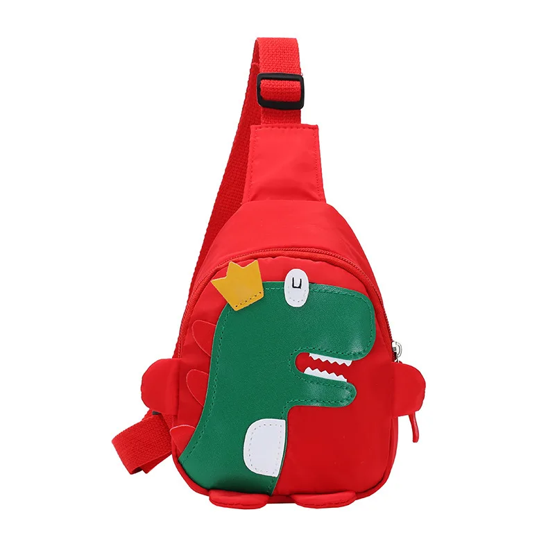 New Cute monster Backpacks Single shoulder oblique snack bag Kindergarten kids funny Cartoon Dinosaur Backpack