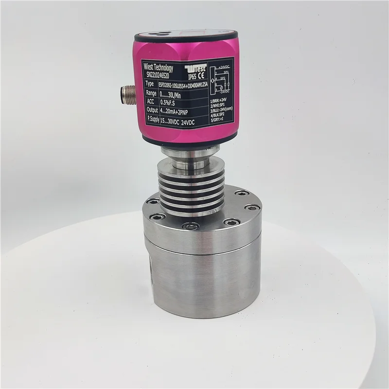 0.5% High Accuracy Micro Oval Gear Hydraulic lubricating transformer Oil Fuel glue Water liquid Flow meter Mini Flow Sensor