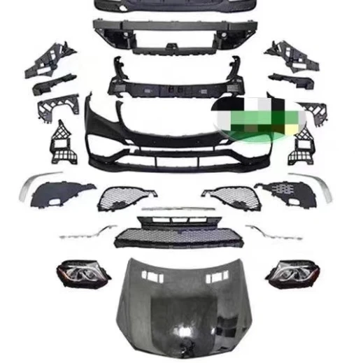 
Hot selling GL350 GL450 GL500 GL500 Upgrade GL63 gls PP Material Body Kit for Mercedes GL X166 factory price 