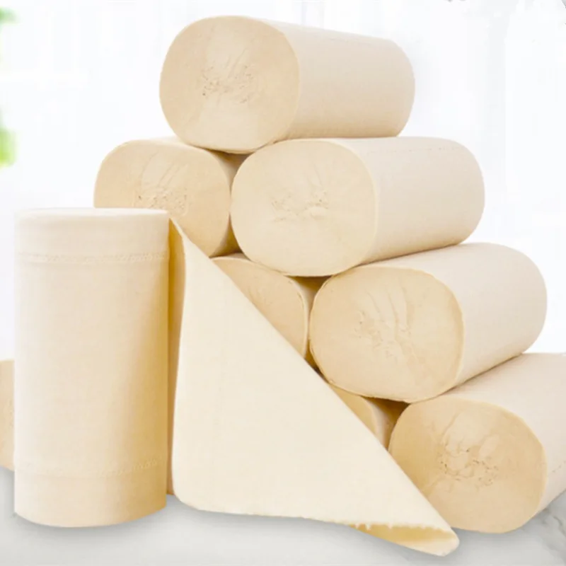 Customize Logo Industrial Hotel Retail Home Use Bathroom water soluble toilet paper SoftSoft Printed Tissue Toilet Paper Roll