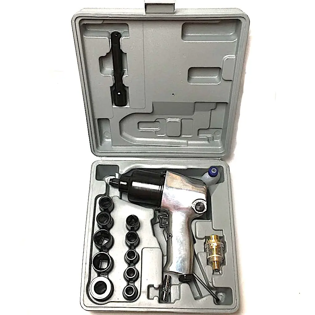 Truck Trailer Impact Wrench Socket Set to Remove the Lawnmower Blades on a Riding Lawn Mower Perfect