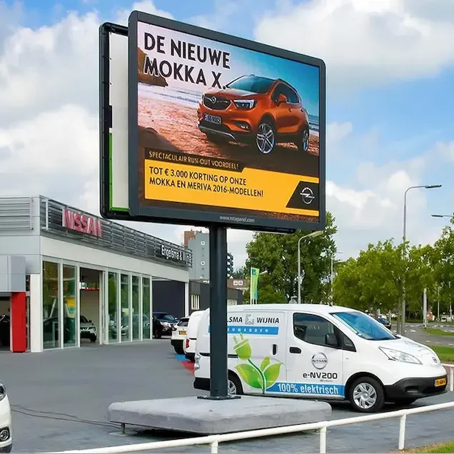 Waterproof Street Pole P10 Pantalla Led Exterior Electronic Big Digital Billboard Advertising Fixed Outdoor Screen Led Display