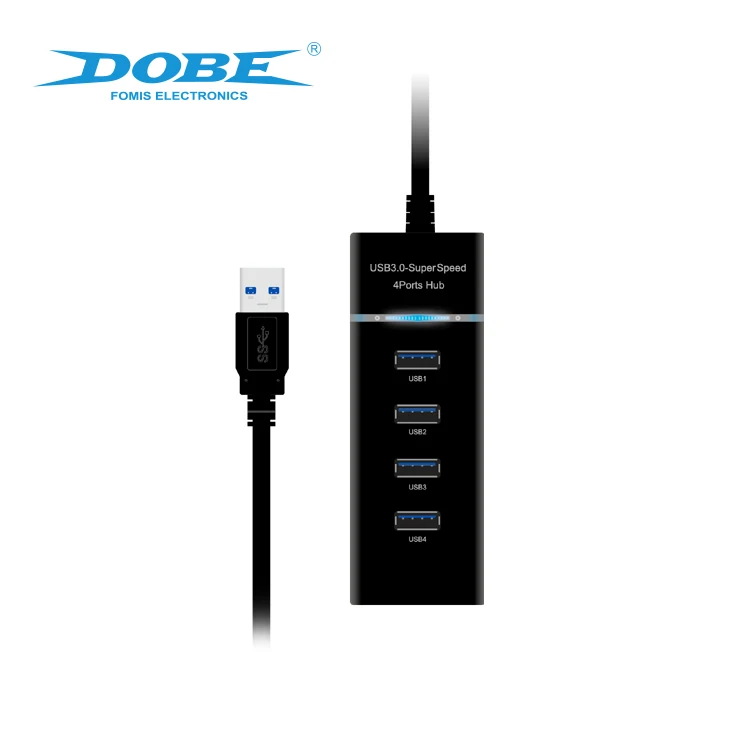 DOBE заводской оригинальной Super Speed 4 порта USB 3,0 концентратор для PS4 тонкий поляризационный фильтр Pro X-ONE S X ПК игровые аксессуары