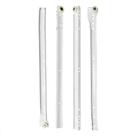 FGV тип с силовым покрытием мягкий самозакрывающиеся направляющие для выдвижного ящика белым нейлоновым колесом