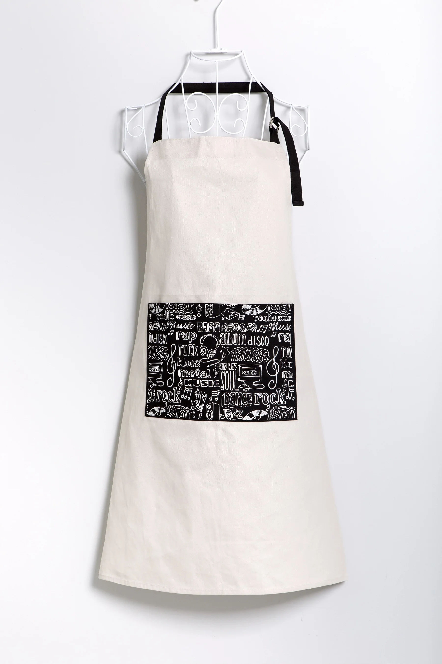 Canvas Cotton Half Waist Apron Kitchen Cooking Restaurant Waiter Apron Adjustable Belt