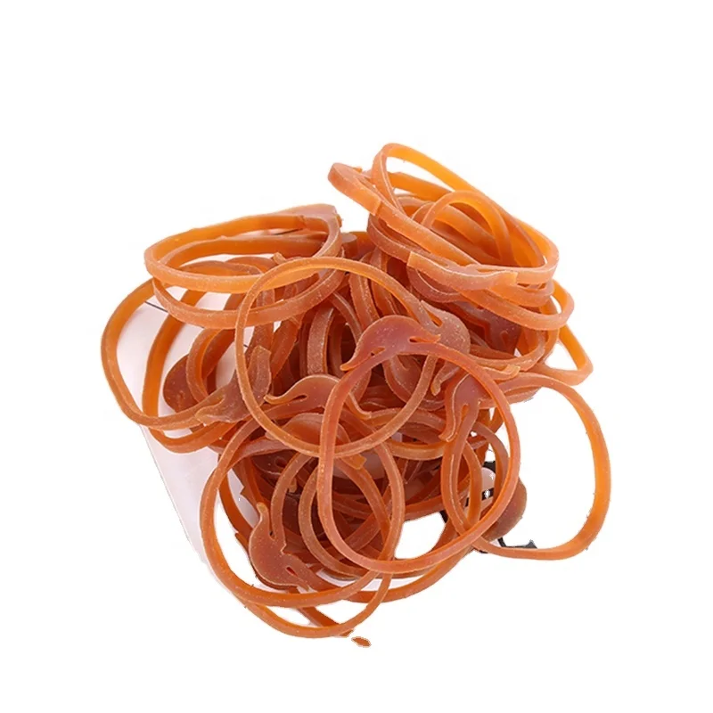 Practical Hot Selling Special Shape Anchor Rubber Band ,Brown Hook type rubber band