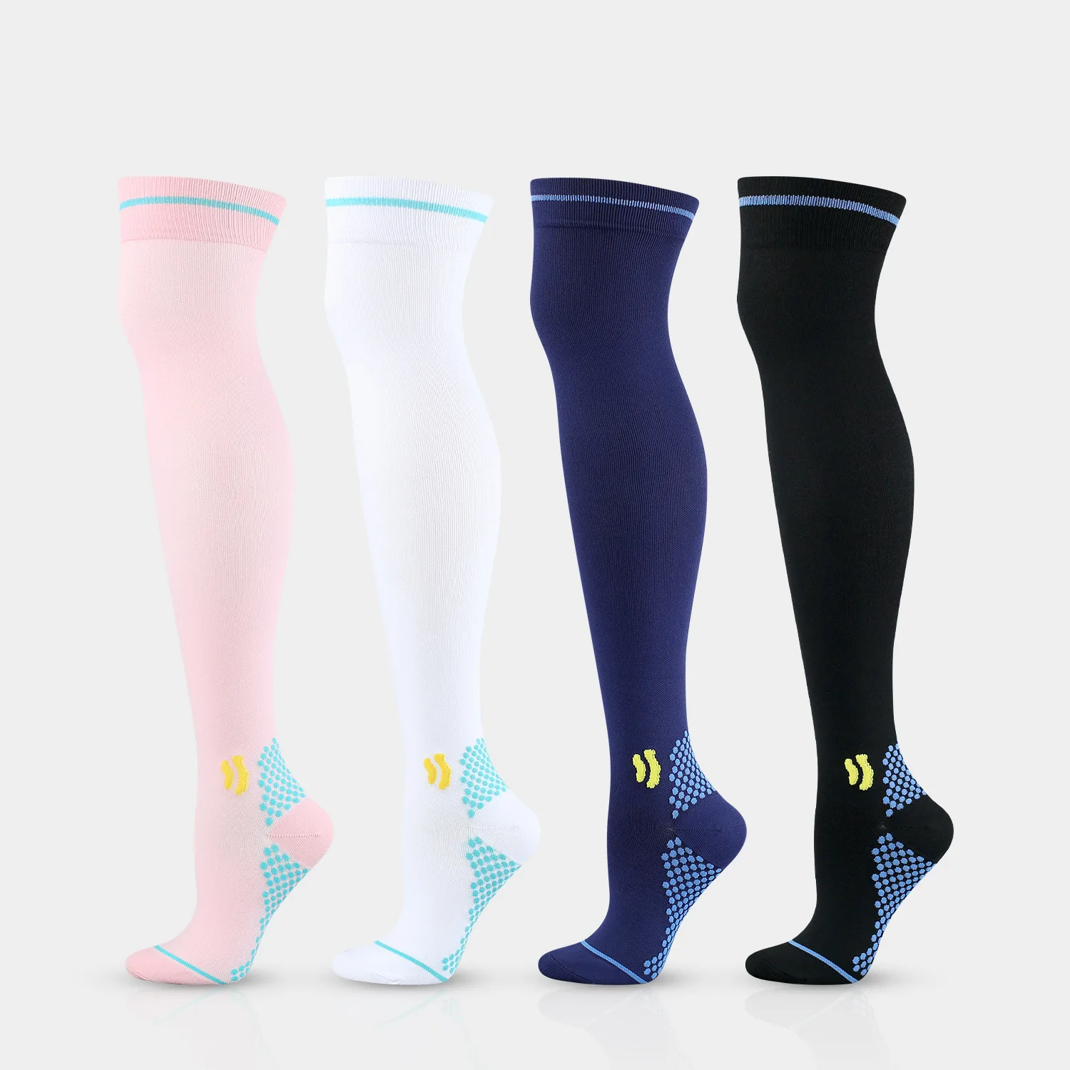 Running Men Women Compression Socks 20-30 mmhg Rope Skipping Sport Compression Socks