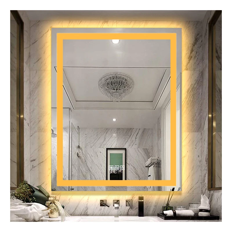 
Wholesale Factory Wall Mounted Backlight LED Illuminated Bath Mirror 
