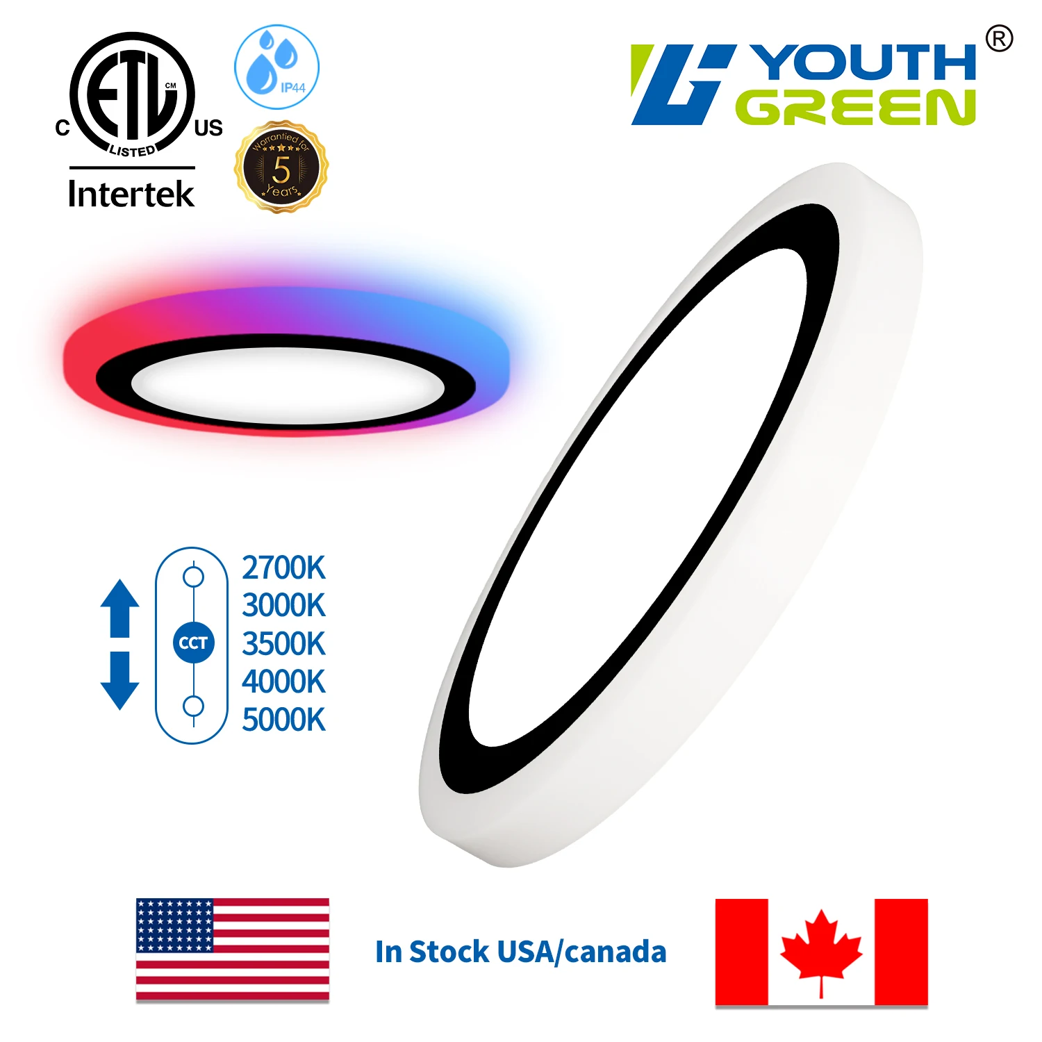 New Design Flush Mount Smart Ceiling Lights App Control LED RGB Ceiling Lamp For Living Room Bedroom Hotel