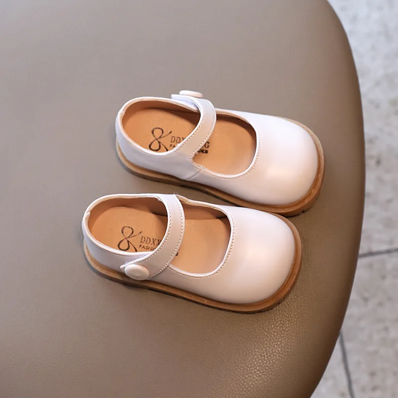 Осень 2022, новинка, Детская Классическая обувь для девочек 1-3-6 лет, обувь принцессы с мягкой подошвой, Детская школьная обувь на платформе