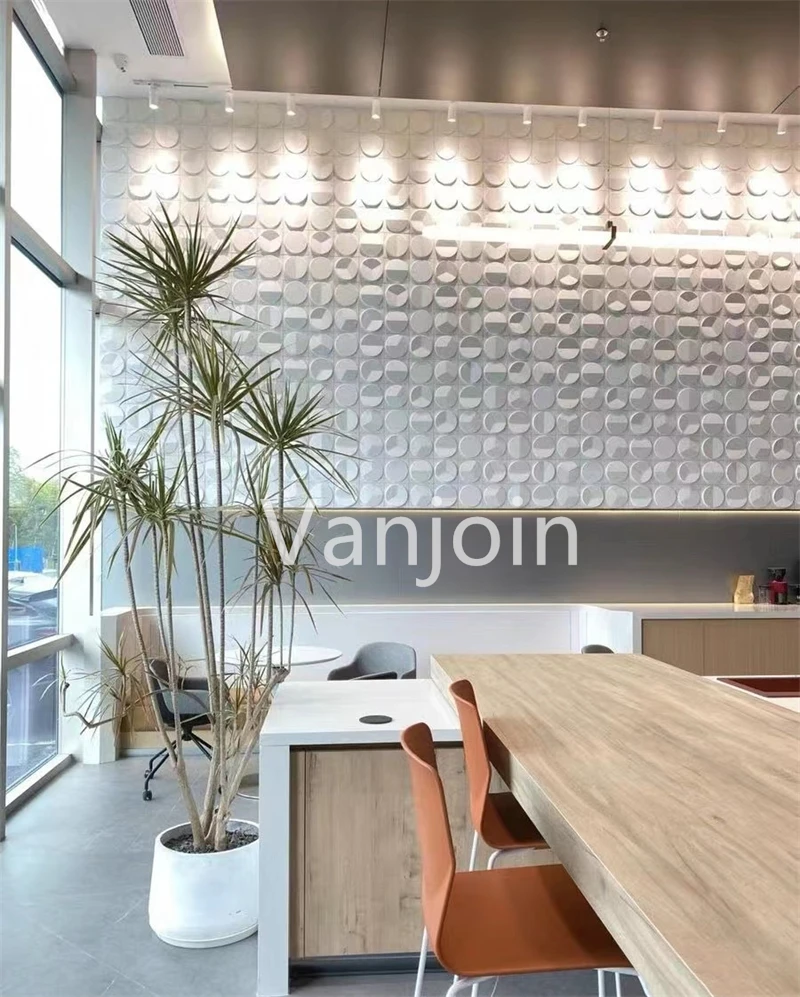 Round design PU stone Faux Artificial PU Stone for Exterior Wall Decoration