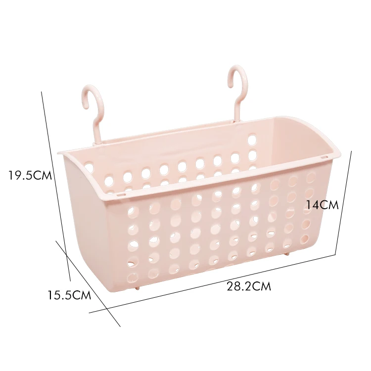 Top fashion Household fruit suspended basket kitchen accessories storage plastic hanging basket