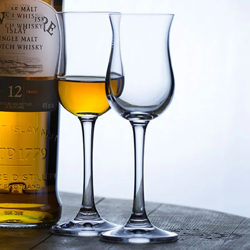 2/4/5/6/7oz 65/125/145/175/220ml Clear Glass Red Wine Cup Glass Goblet For Drinking Whiskey Liquor Champagne Brandy