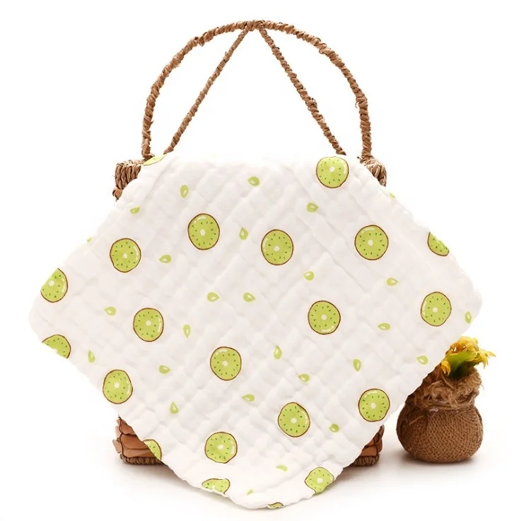 
High density six layer bubble wash gauze baby towel baby face towel baby saliva towel 