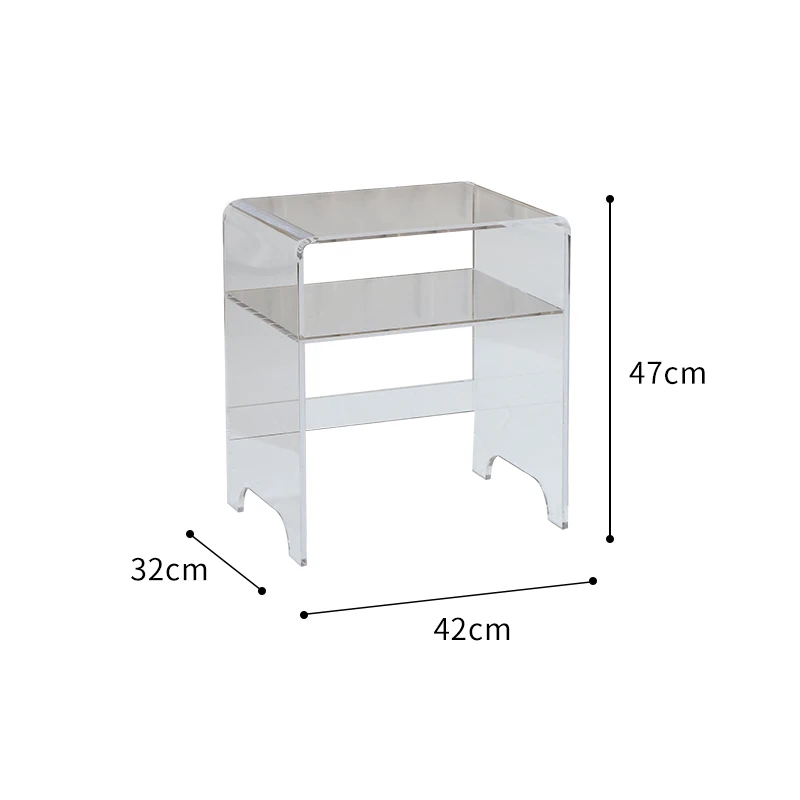 acrylic coffee tables minimalist design living room bedroom furniture nordic coffee table modern fashion black sofa side table