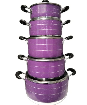 Бытовой Высокое качество на каждый день мил алюминиевая посуда наборы для ухода за кожей