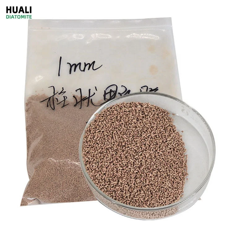 Гранулы диатомит нового типа с помощью новой технологии влажной грануляции могут использоваться для удаления кислорода из-за поглощения