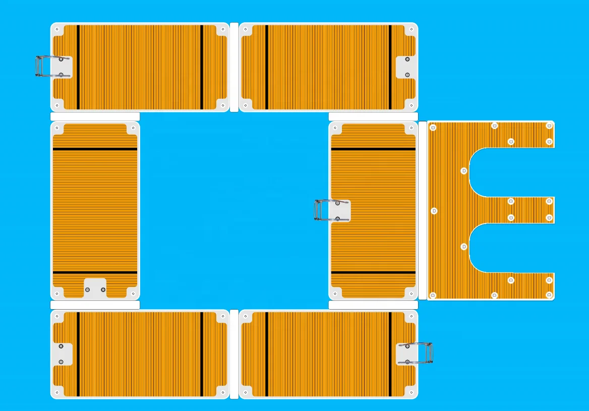Leisure Land 422 water floating pontoon floating island for water sports