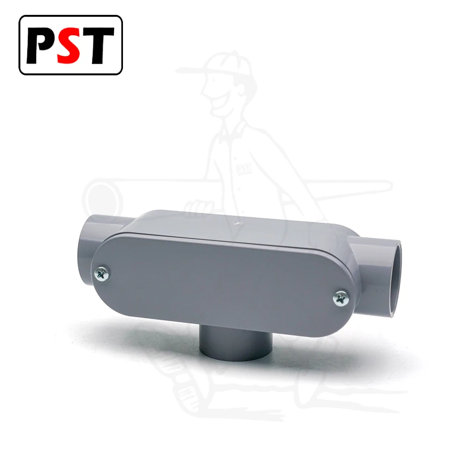 LB/LL/T Type PVC Outlet Conduit Body Plastic with Cover