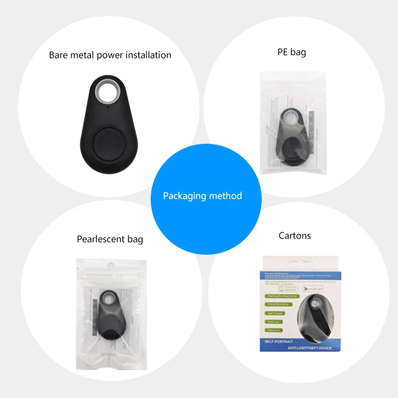 Spot water drop anti-lost device breakpoint reminder key wallet pet two-way alarm looking for anti-lost device