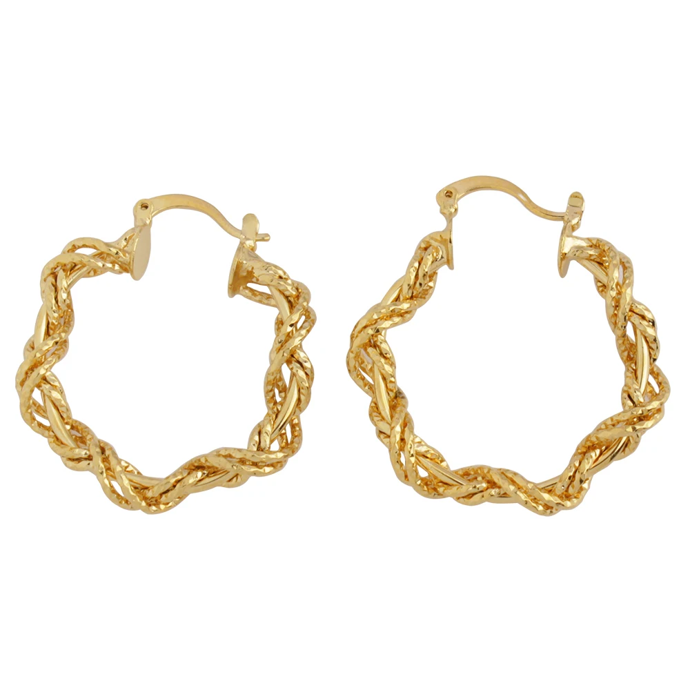 FS Creativity New Arrival Hot Sale Gold Color Jewelry Fashion Design High Quality Earring