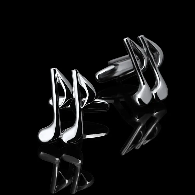 Free Sample Cufflink Elegant Silver Jewelry Cufflinks Custom Made Fashion Cufflinks