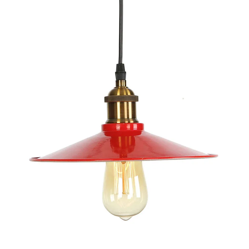 Norstic Style Vintage Chandelier With Metal Lampshade Ceiling Pendant Lamp for Dining Room Decorative