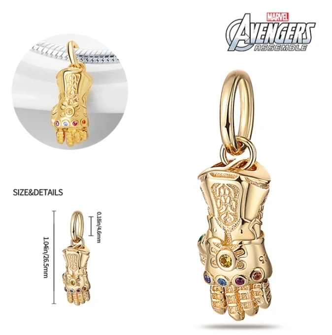 Wholesale of Pan dora er  high-end jewelry and Marvel series anniversary charm pendants by Thai factories