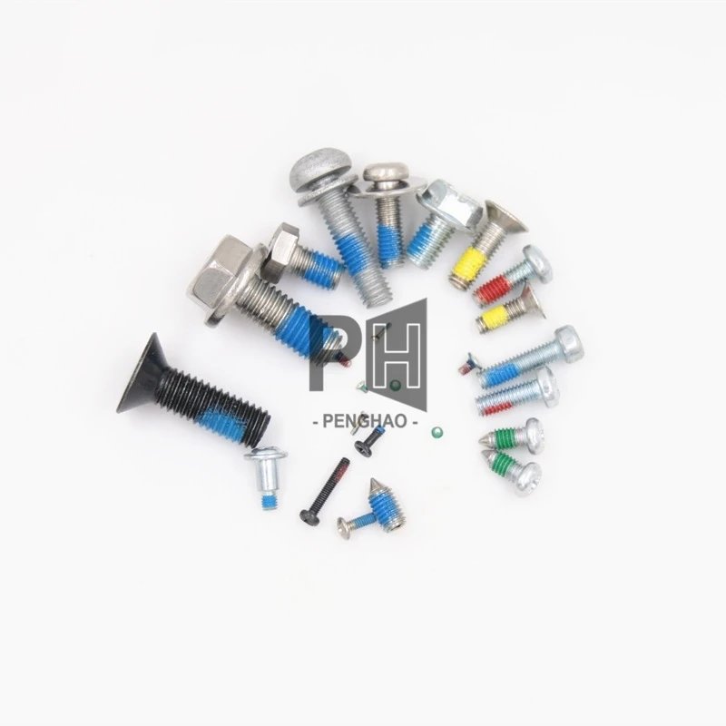 High-Quality Anti-Loose Screws Stainless Steel Adhesive Fasteners Carbon Steel Round and Flat Head Screws with Anti-Drop