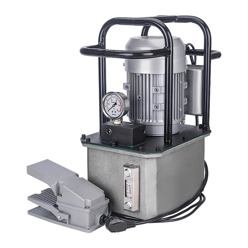 MEN-208E Pedal type automatic oil return hydraulic pump Single-loop electric 750W hydraulic pump