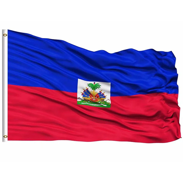 
Custom Printed Flying Printer Canada National Italian Country Polyester haitian flag 