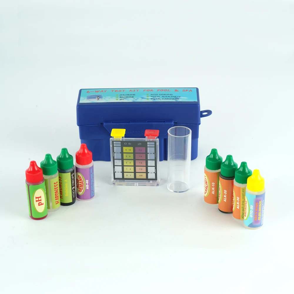 Portable Premium Durable Material 6-way Pool And Spa Test Kit