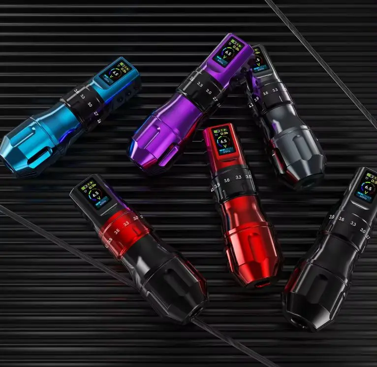 Wireless Tattoo Machine Pen Profession Coreless Motor 1600mAh capacity Stroke 2.4-4.2mm Tattoo Machine for Body Art