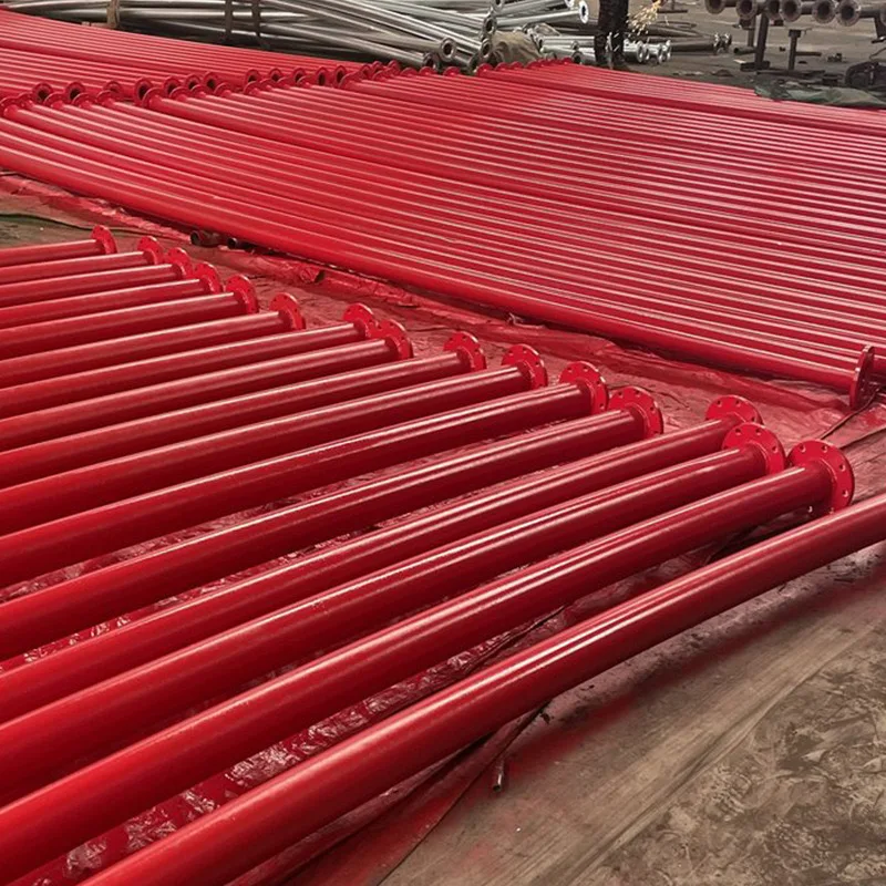 Stainless steel red plated fire sprinkler ring pipe