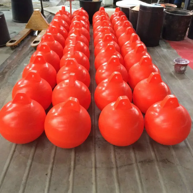 Factory wholesale polyethylene marking surface fairway buoy Customizable Hdpe beach interception floating ball