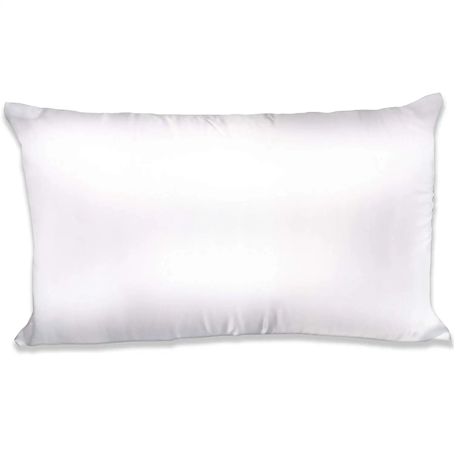 Super Soft and Breathable Satin Silk Pillowcase With  Zipper Luxury Silky Pillow Case