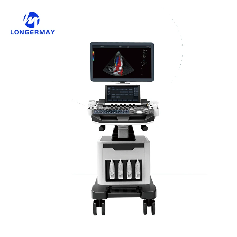 LED Touch Screen 4D high end Cardiac Color Doppler ultrasound machine