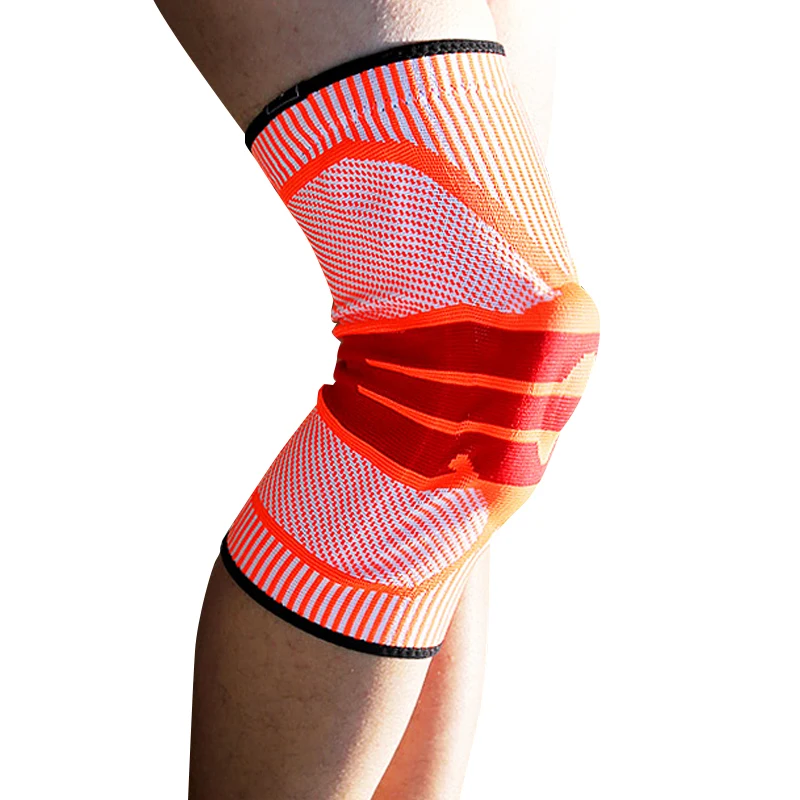 Best selling Nylon Sports Knee Support Compression Sleeve Knee Brace for Running, Meniscus Tear, ACL, Arthritis, Joint Pain
