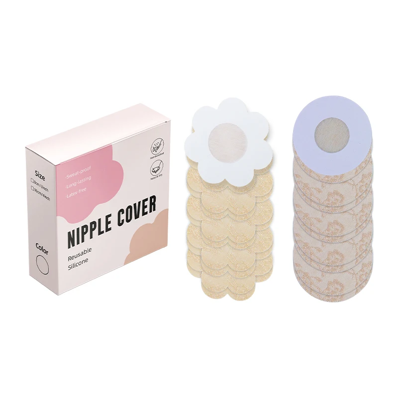 INVISFEEL invisible anti-convex breast stickers medical grade non-woven nipple cover 7.5cm thin nipple cover